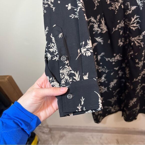 ✨ Sweet Baby Jamie Collared Button Up Dress Black 8 - Picture 7 of 15